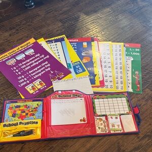 Interactive Learning Kit with Colorful Educational Charts